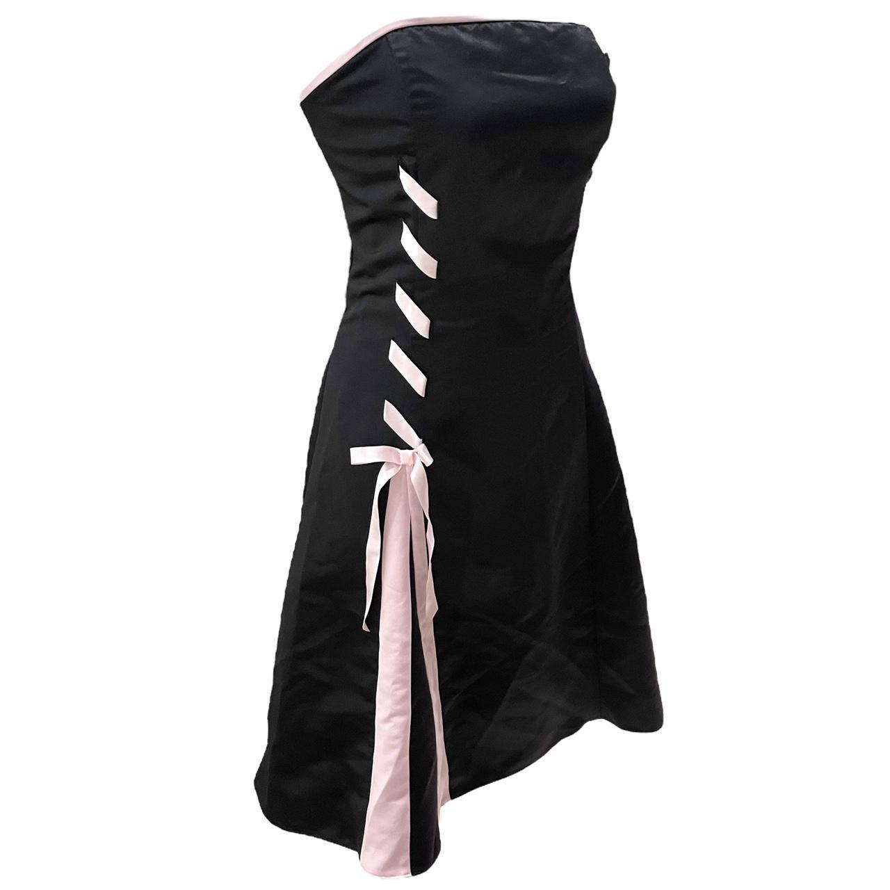 Gunne Sax Women's Black and Pink Dress (2)