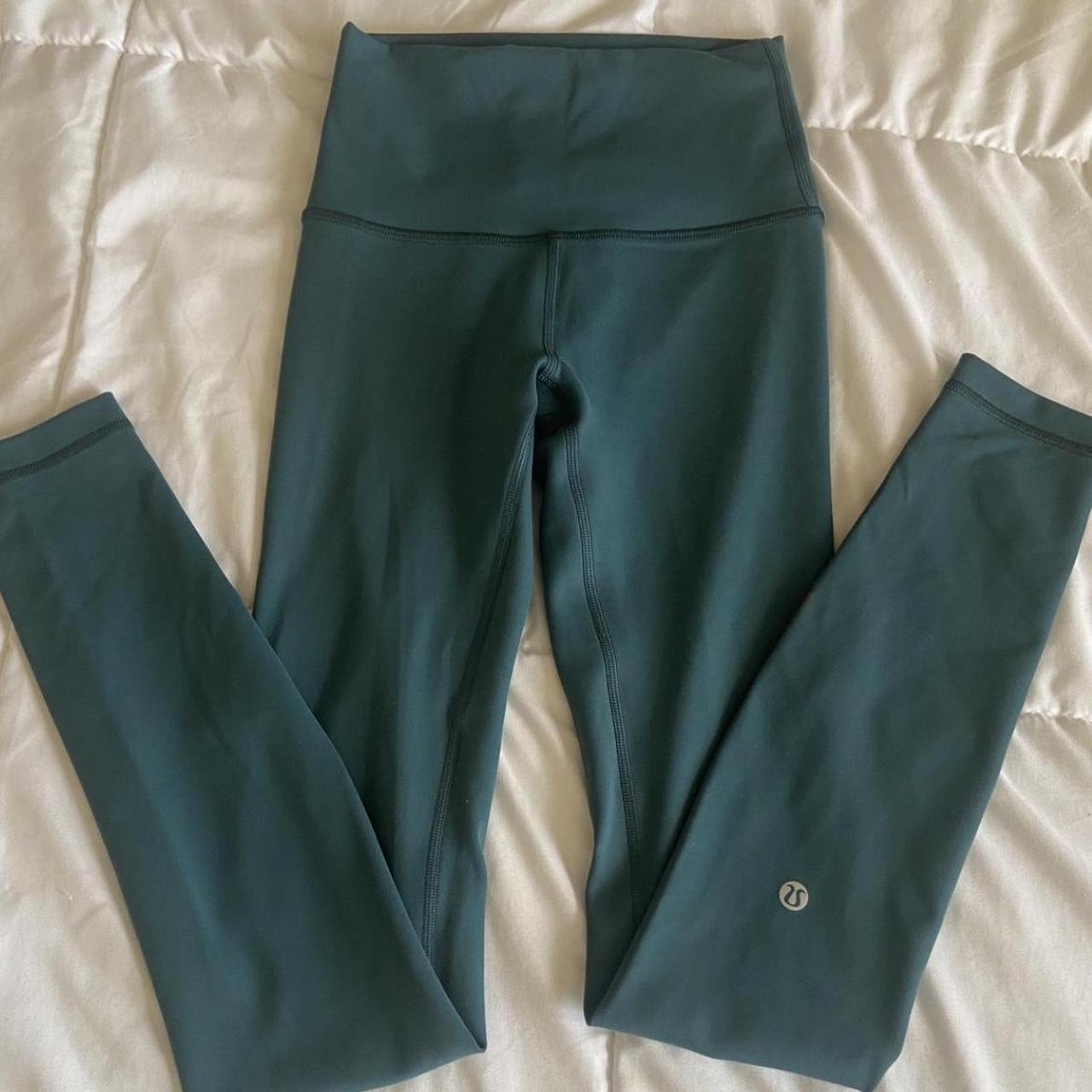 lululemon align leggings in green jasper. No longer... Depop