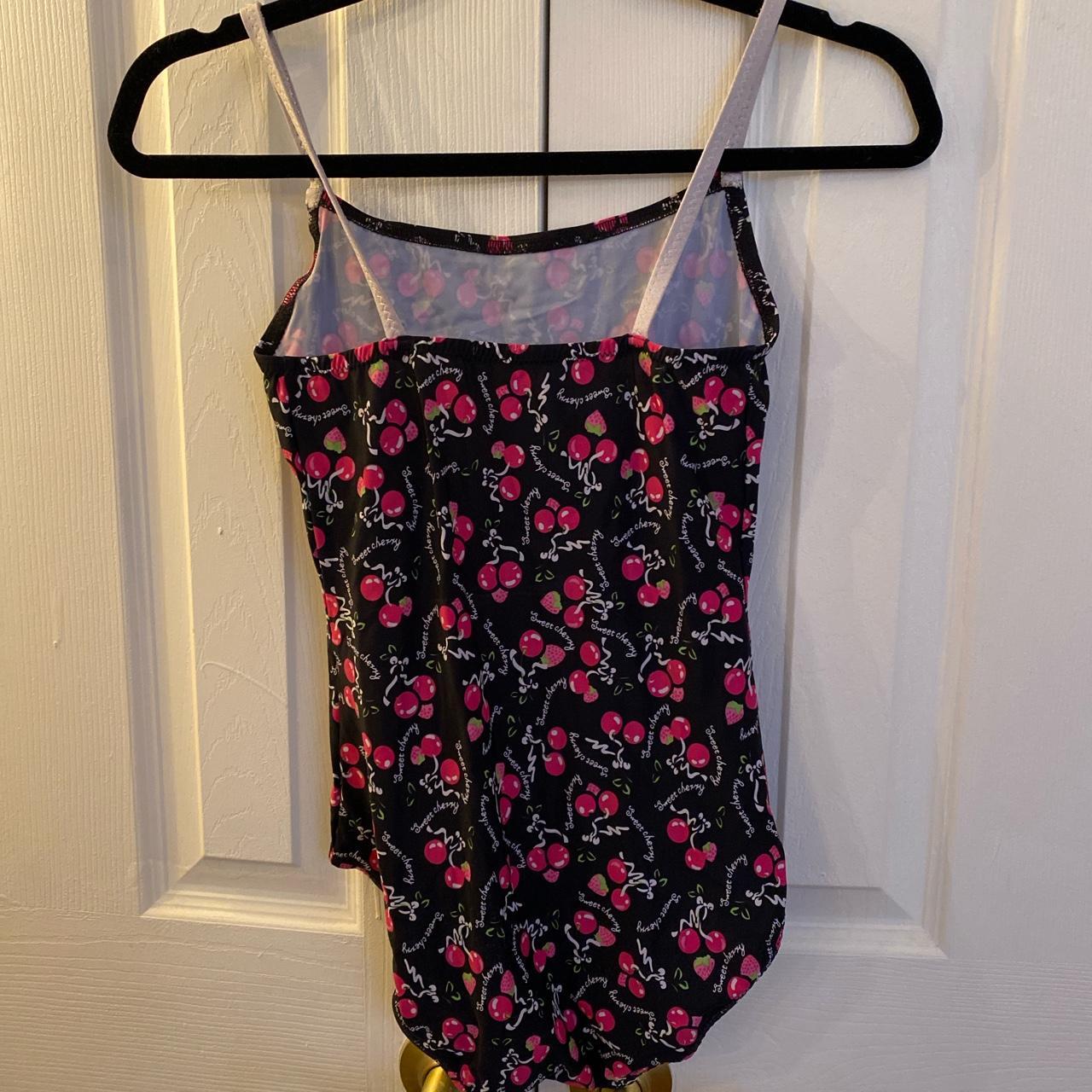 Women's Black and Pink Swimsuit-one-piece | Depop