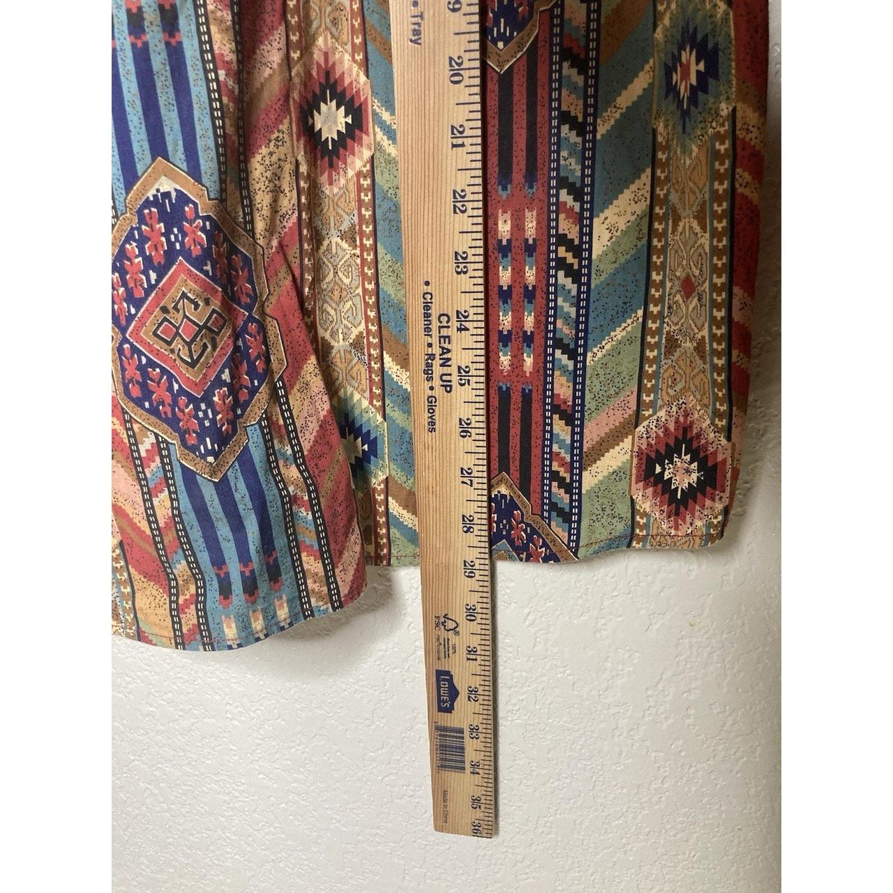 Copper Key Women's Blouse - Multi - M – VTG Coppe… - image 5