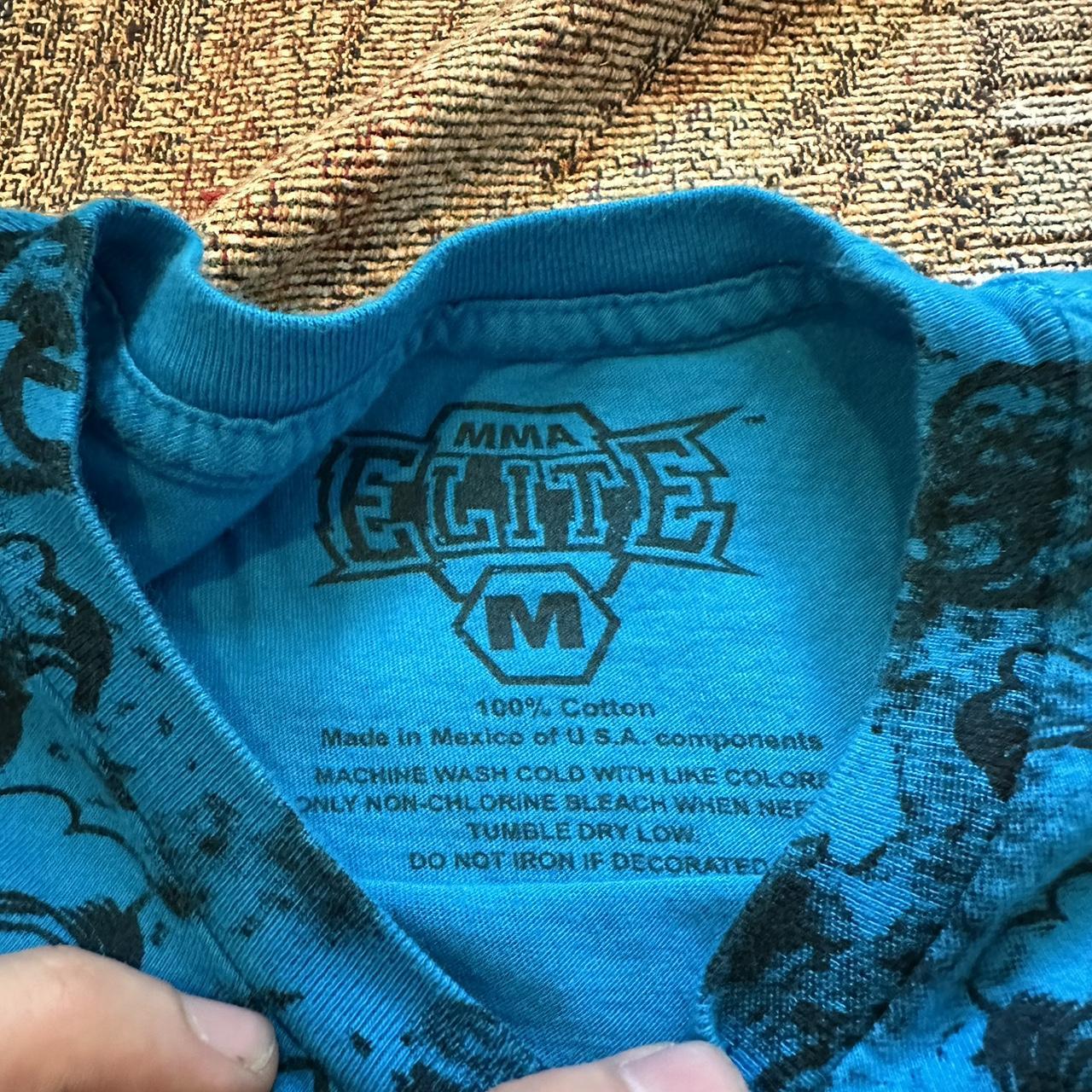 Y2K MMA Elite shirt Size medium Super sick all over... Depop