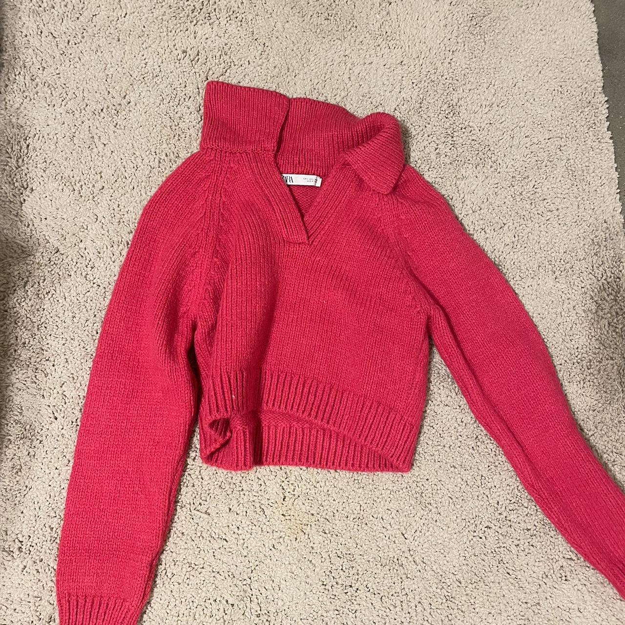 Zara pink sweater Depop