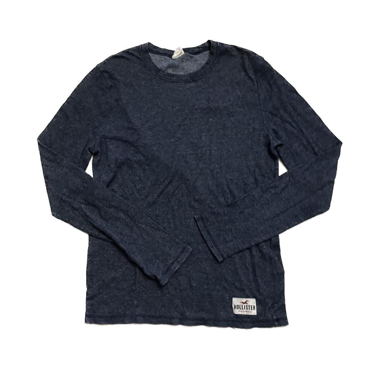 Hollister navy hot sale sweatshirt