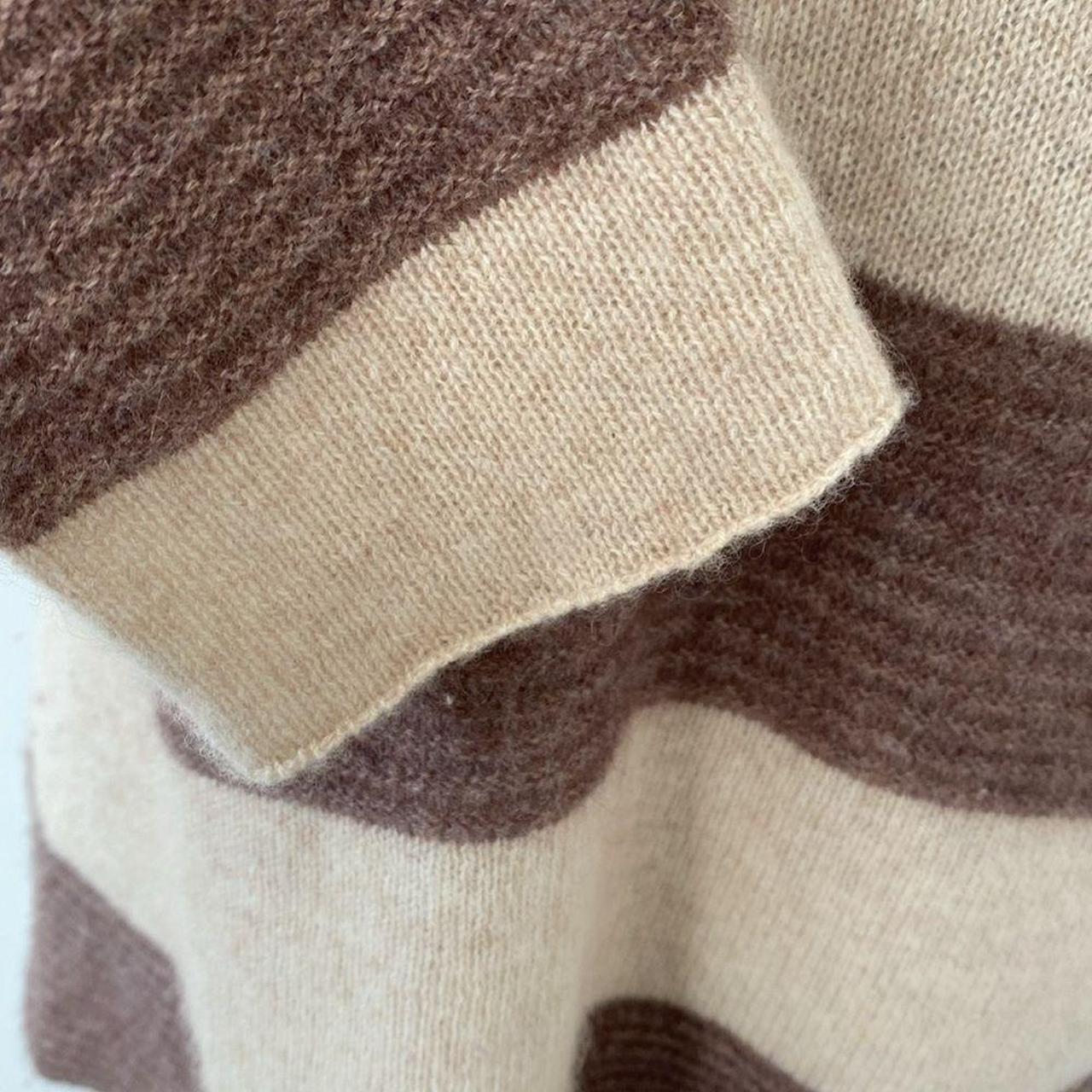 Source Unknown Women's Sweater - Brown/Cream - S … - image 4
