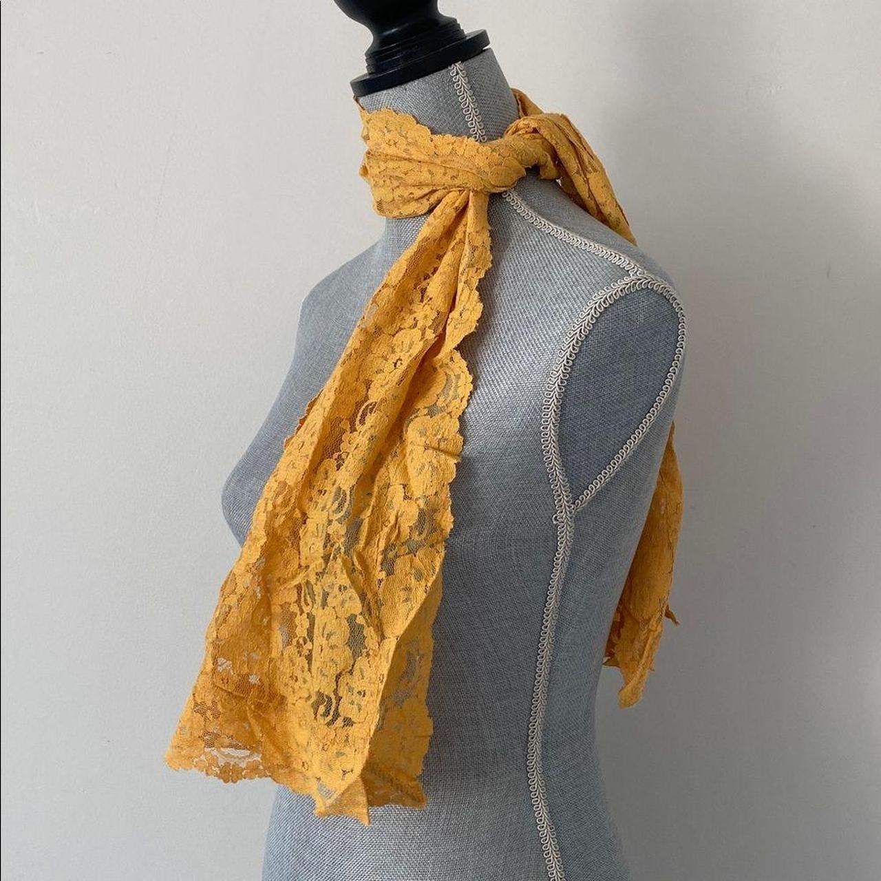 Source Unknown Women's Scarf - Orange – Add a tou… - image 3