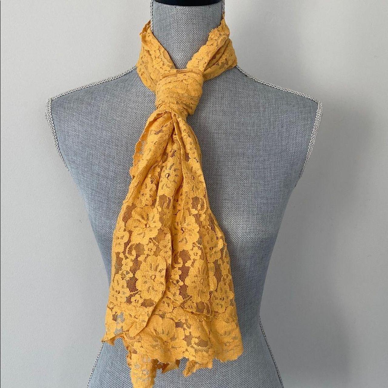 Source Unknown Women's Scarf - Orange – Add a tou… - image 1