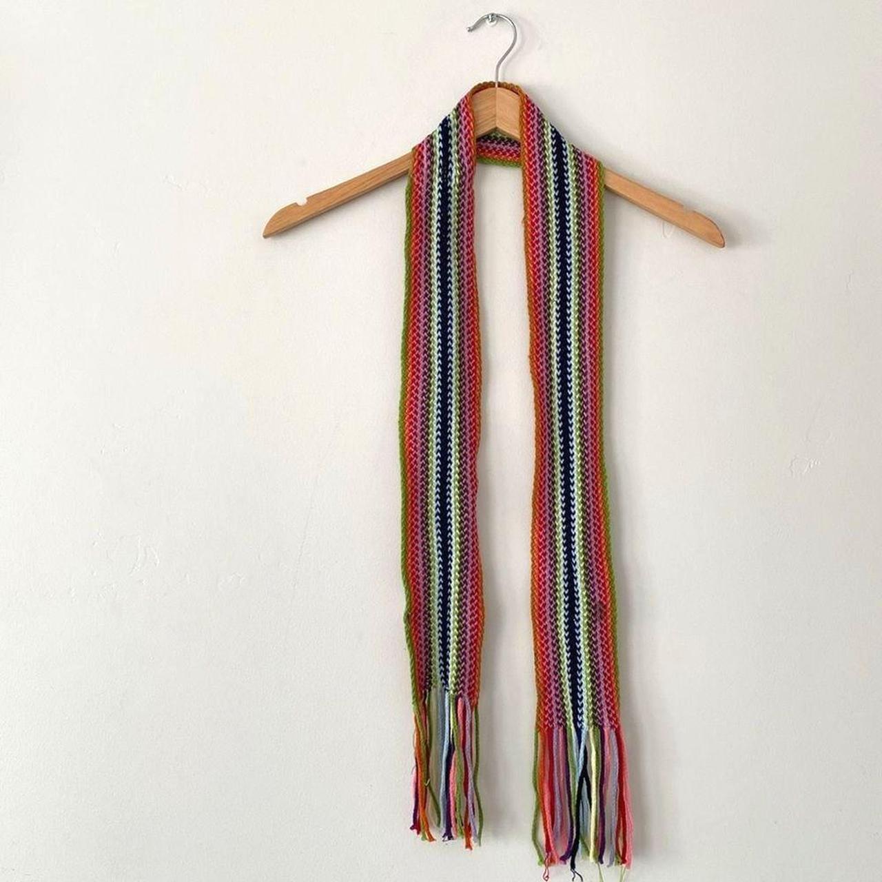 Source Unknown Women's Scarf - Red/Green – Vibran… - image 1