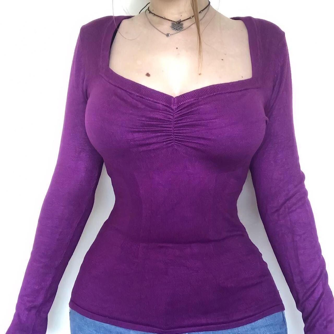 Morgan De Toi Women's Purple Shirt (2)