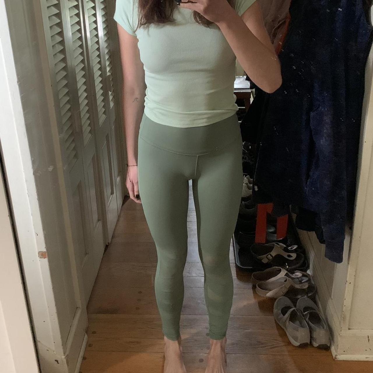 green ivivva leggings are super soft and great - Depop