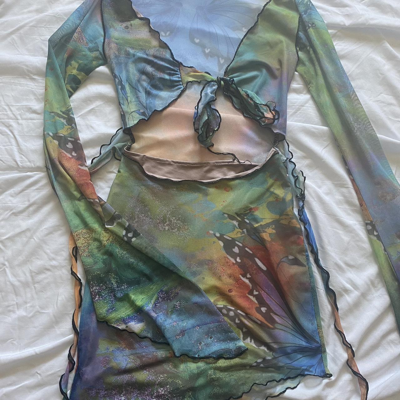 jaded london green dress