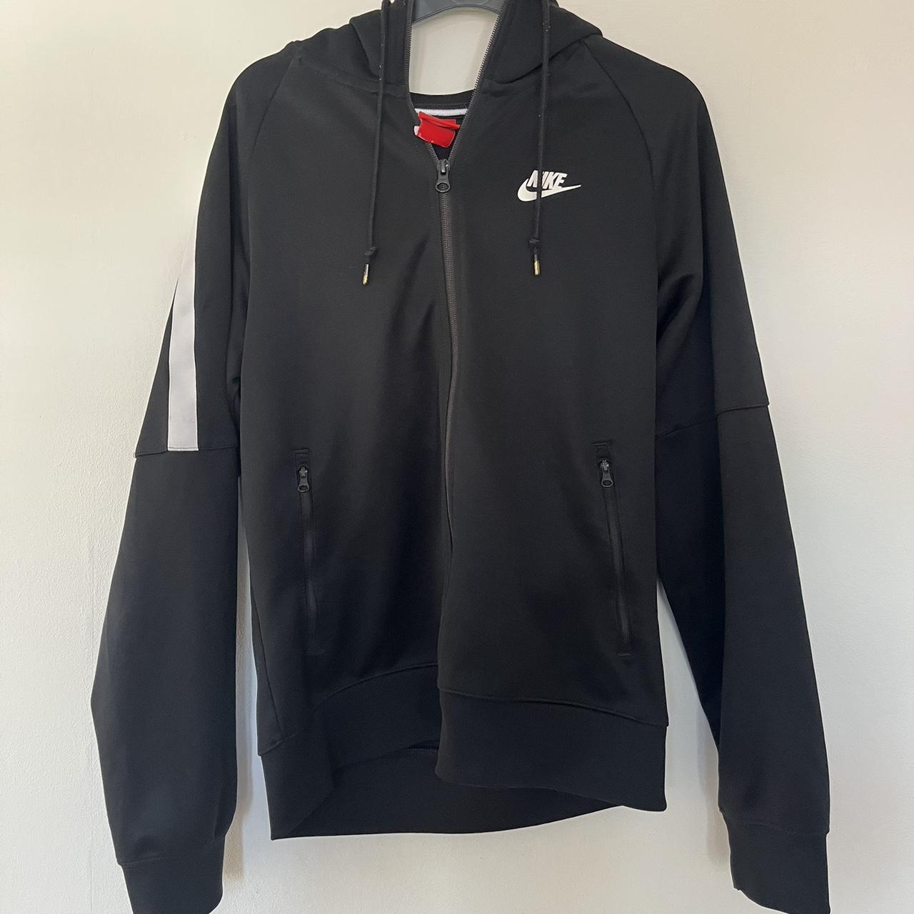 Men’s Nike zip hoodie - black. Small men’s, fits... - Depop