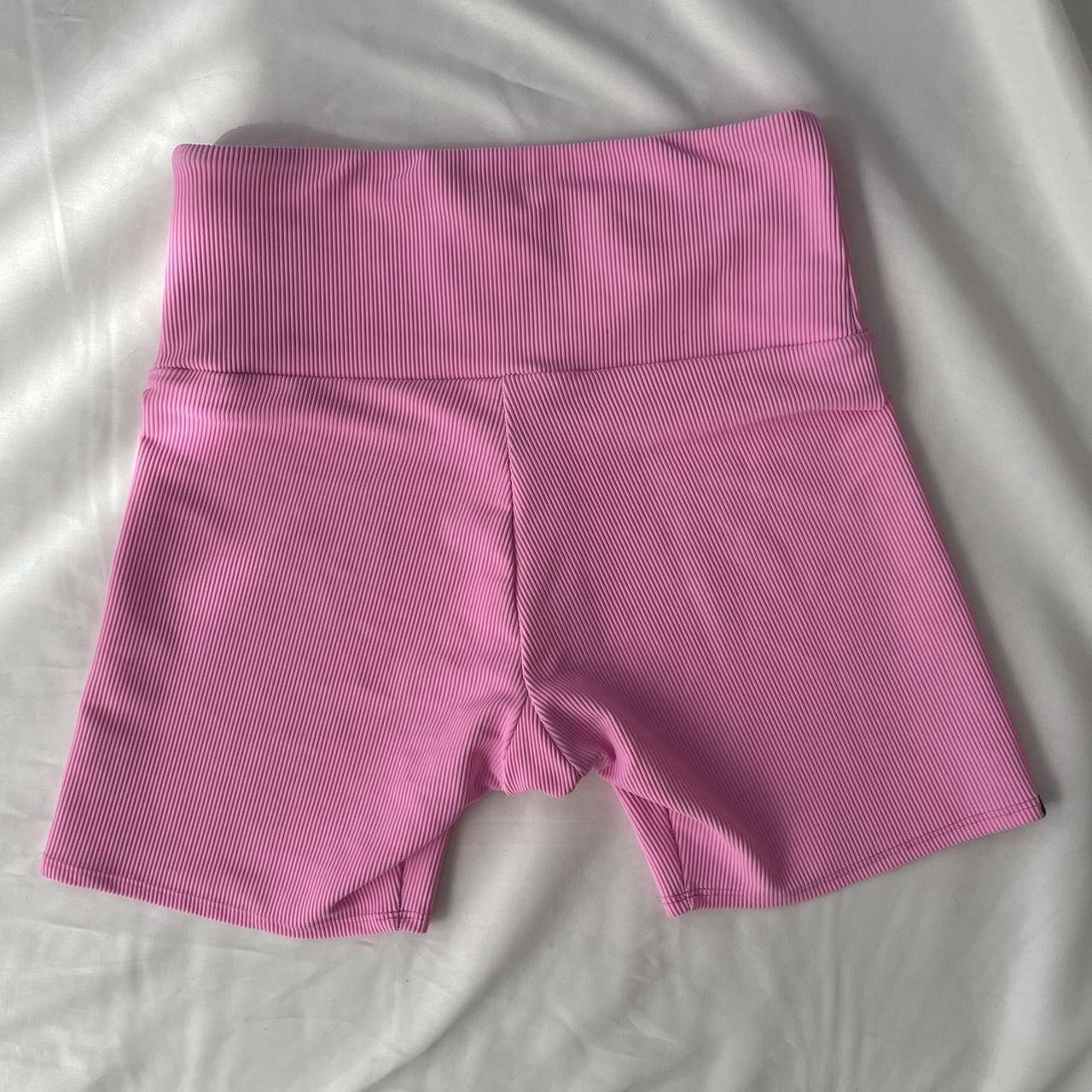 Hot Pink Hot Pants Yoga Shorts Size Medium Brand... Depop