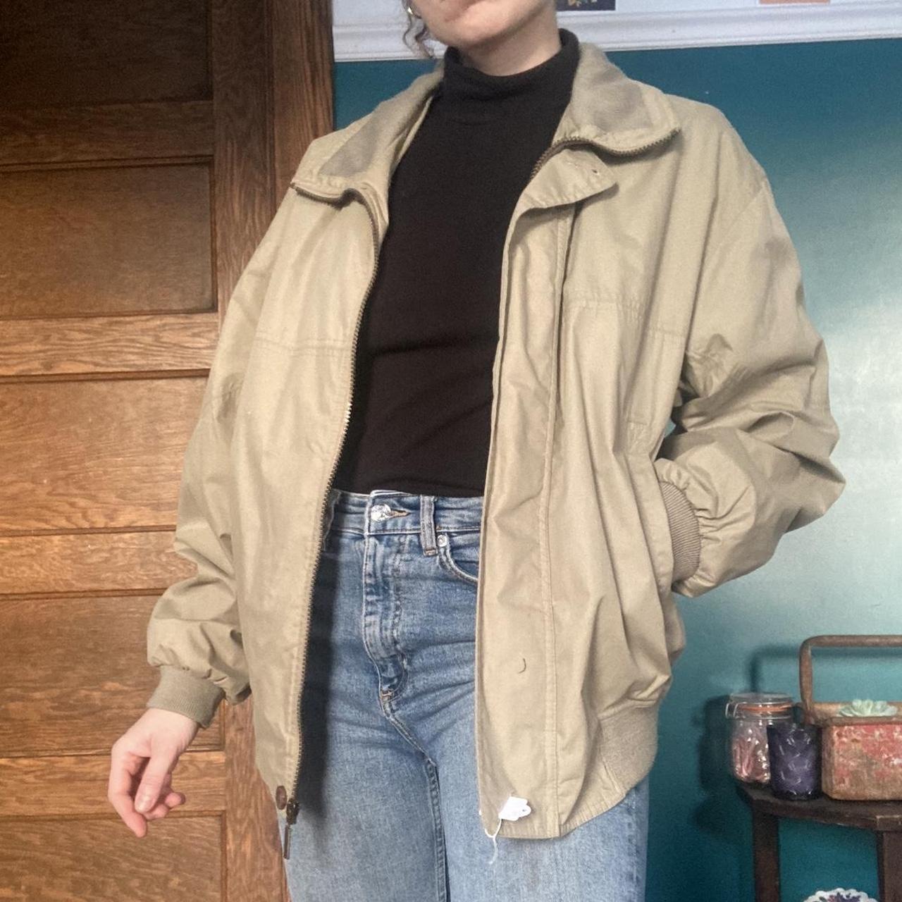 Vintage beige outlet jacket