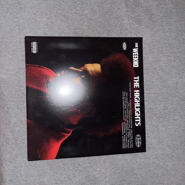 The Weeknd's Starboy album on Transparent Red Vinyl #TheWeeknd