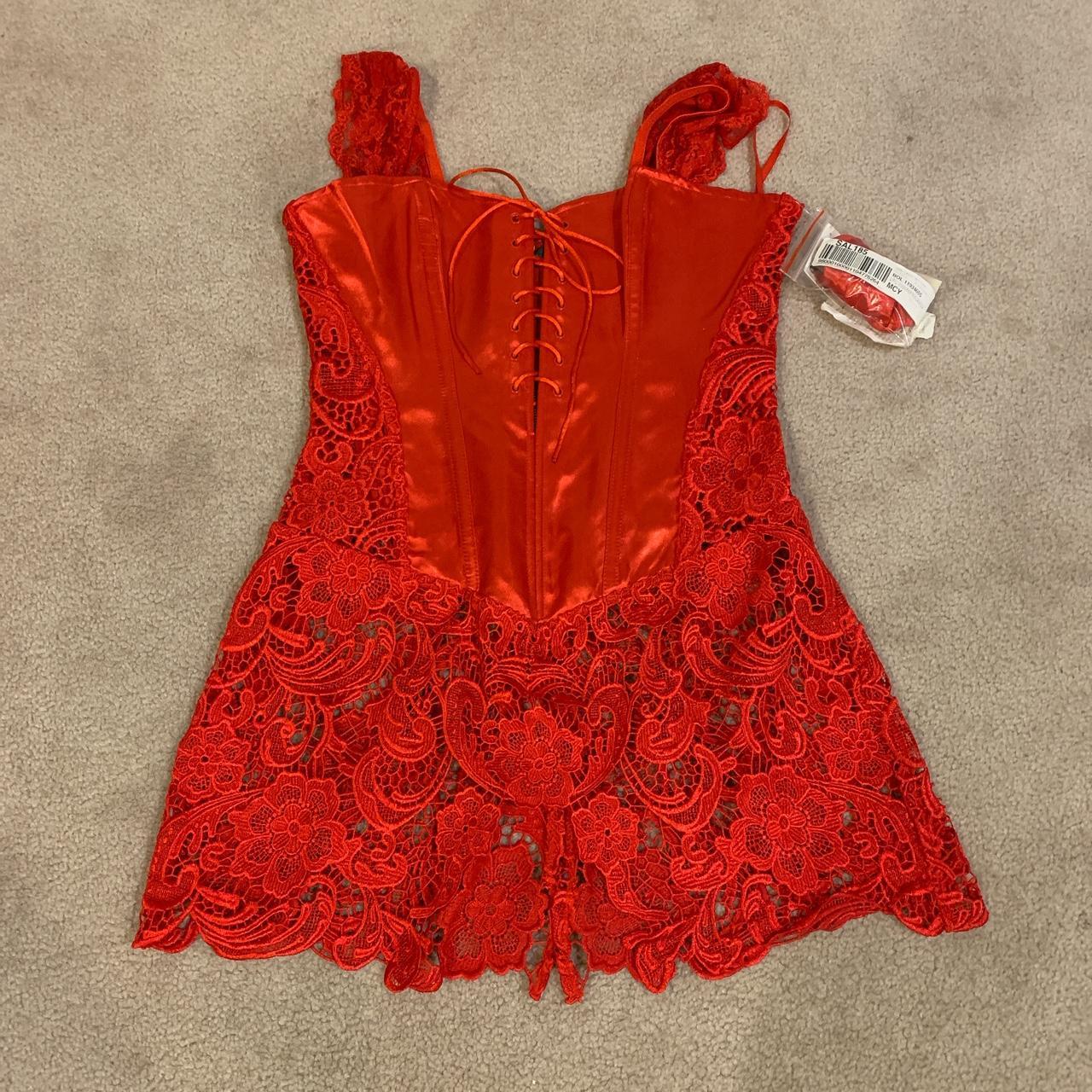 Dream Girls Lace Corset With Matching Thong. Brand... - Depop