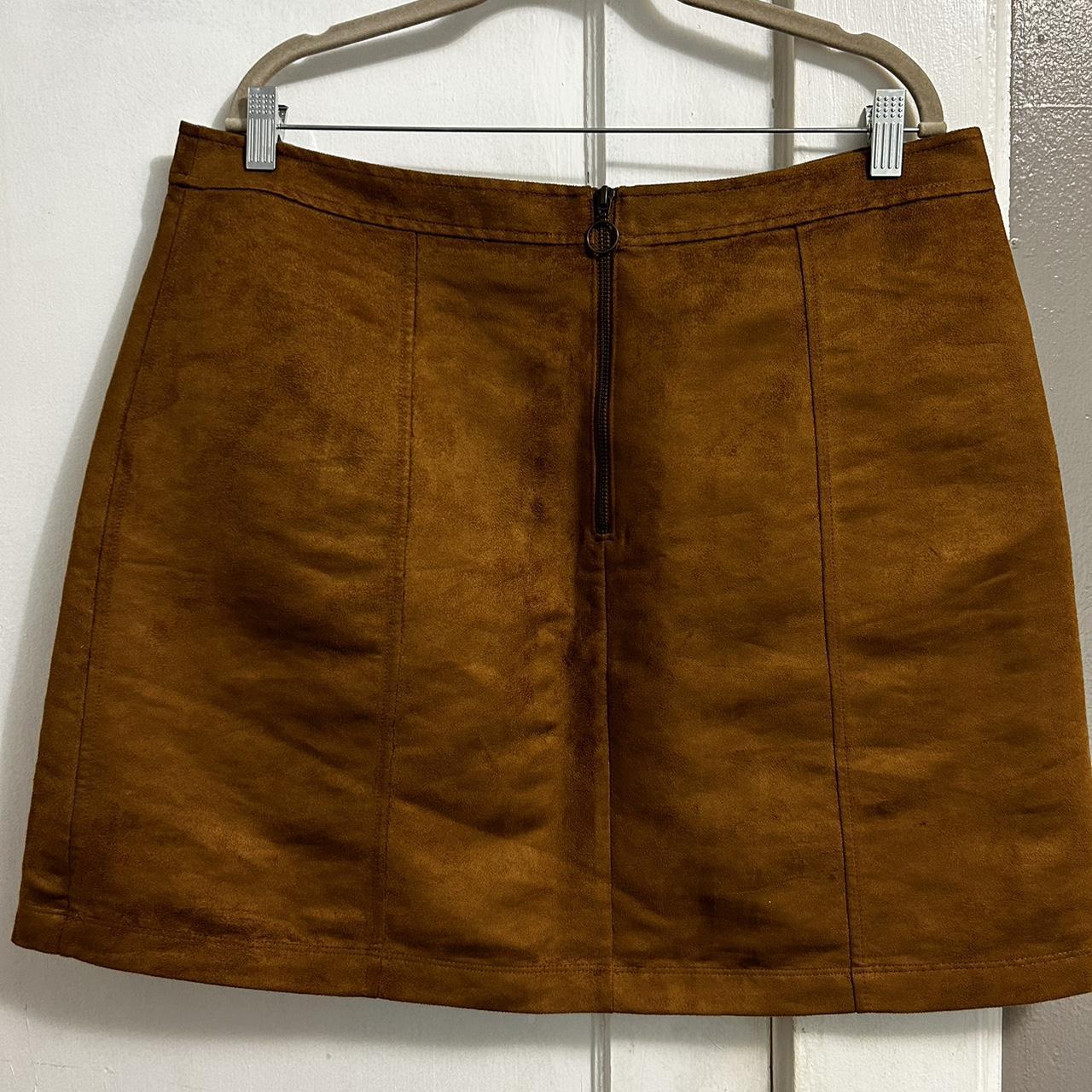 Faux suede shop skirt old navy