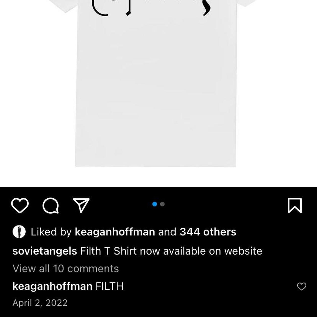 Keegan Men's White and Black T-shirt (3)