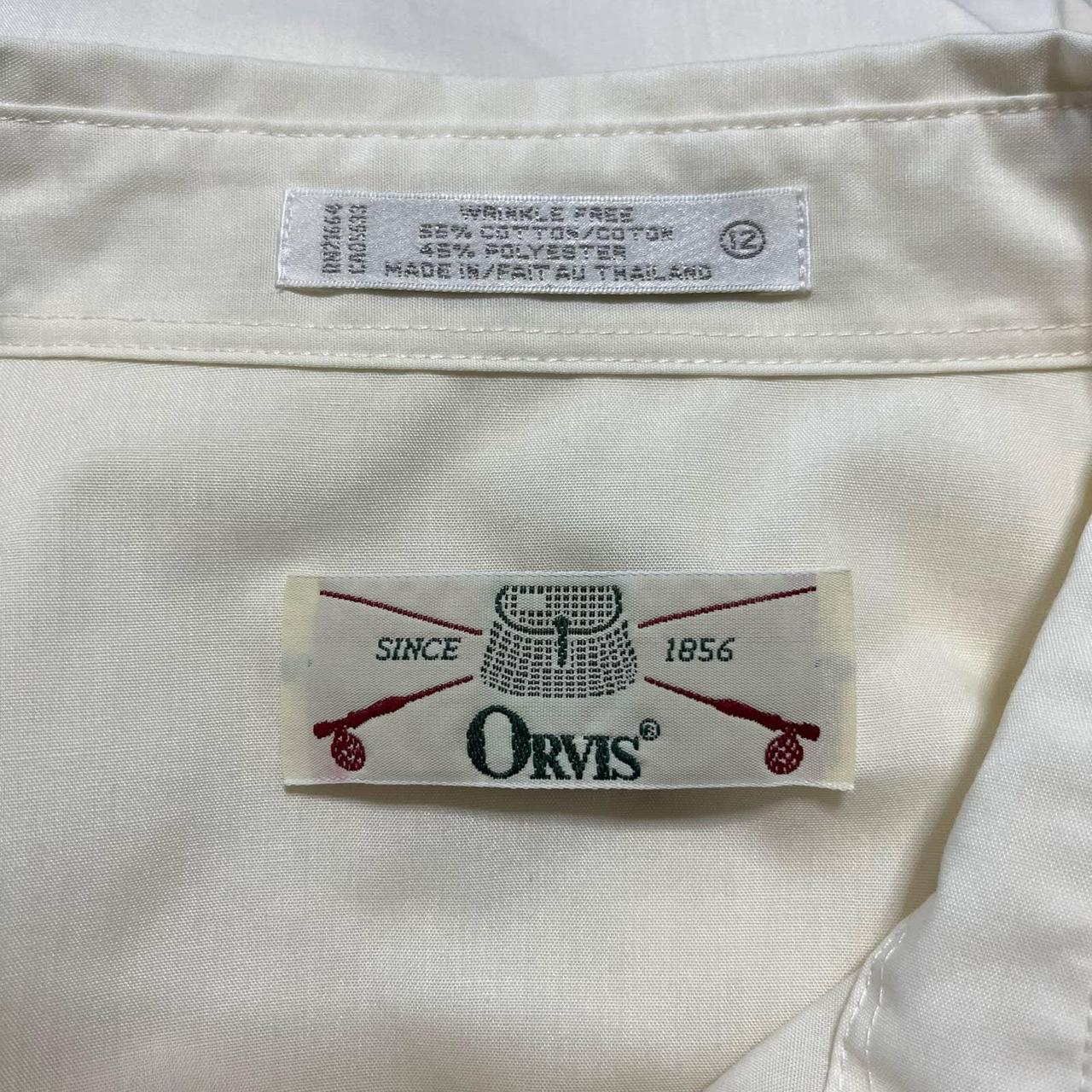 Vintage Orvis Long Sleeve Button Up Blouse Top Size... - Depop