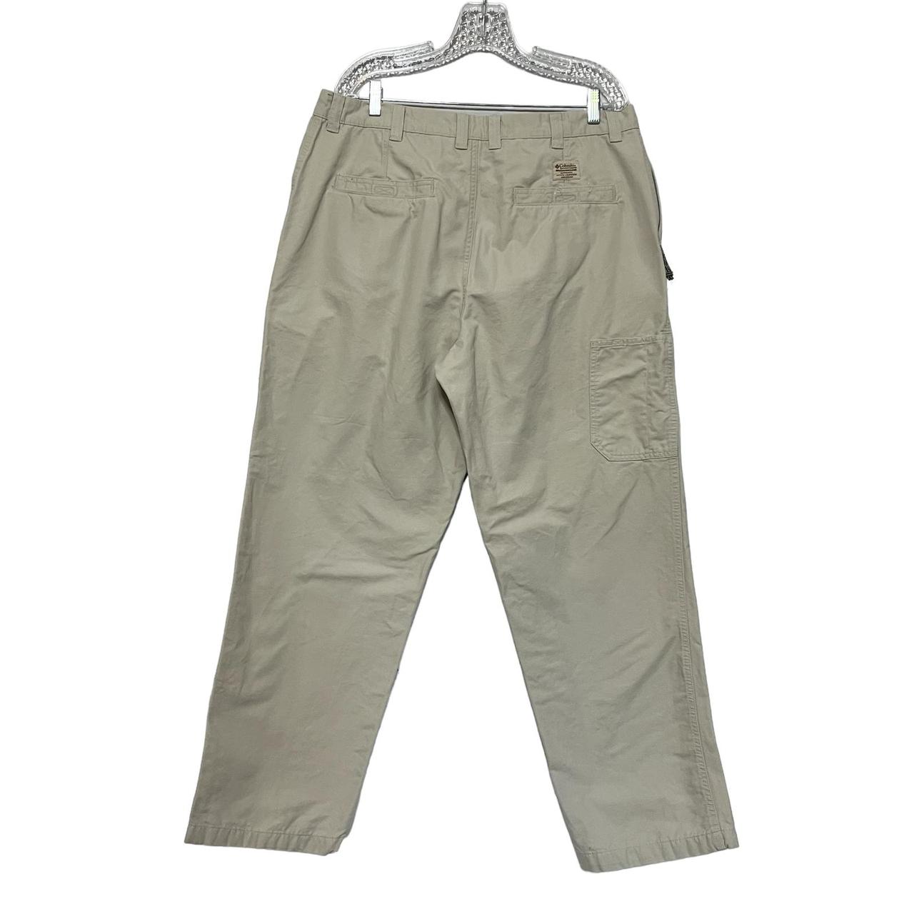 Columbia Men's Tan Pants with Utility Pocket Size... - Depop