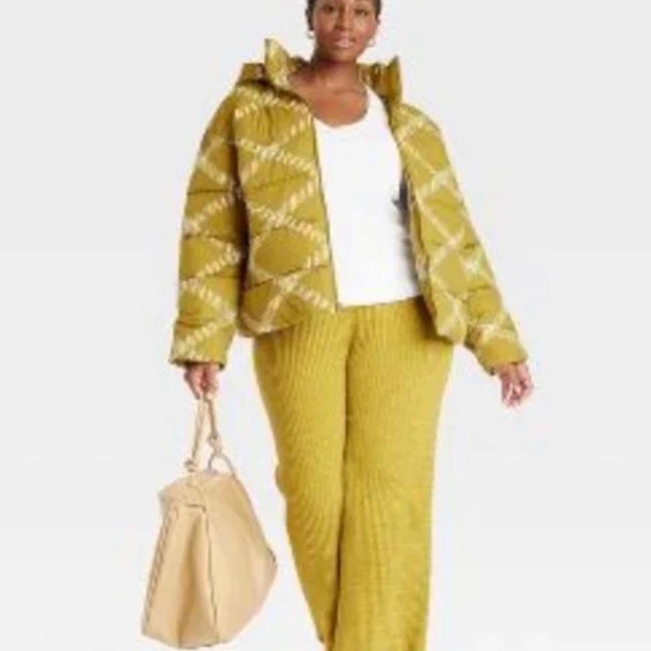 AVA VIV Plus Size Short Puffer Coat Jacket with