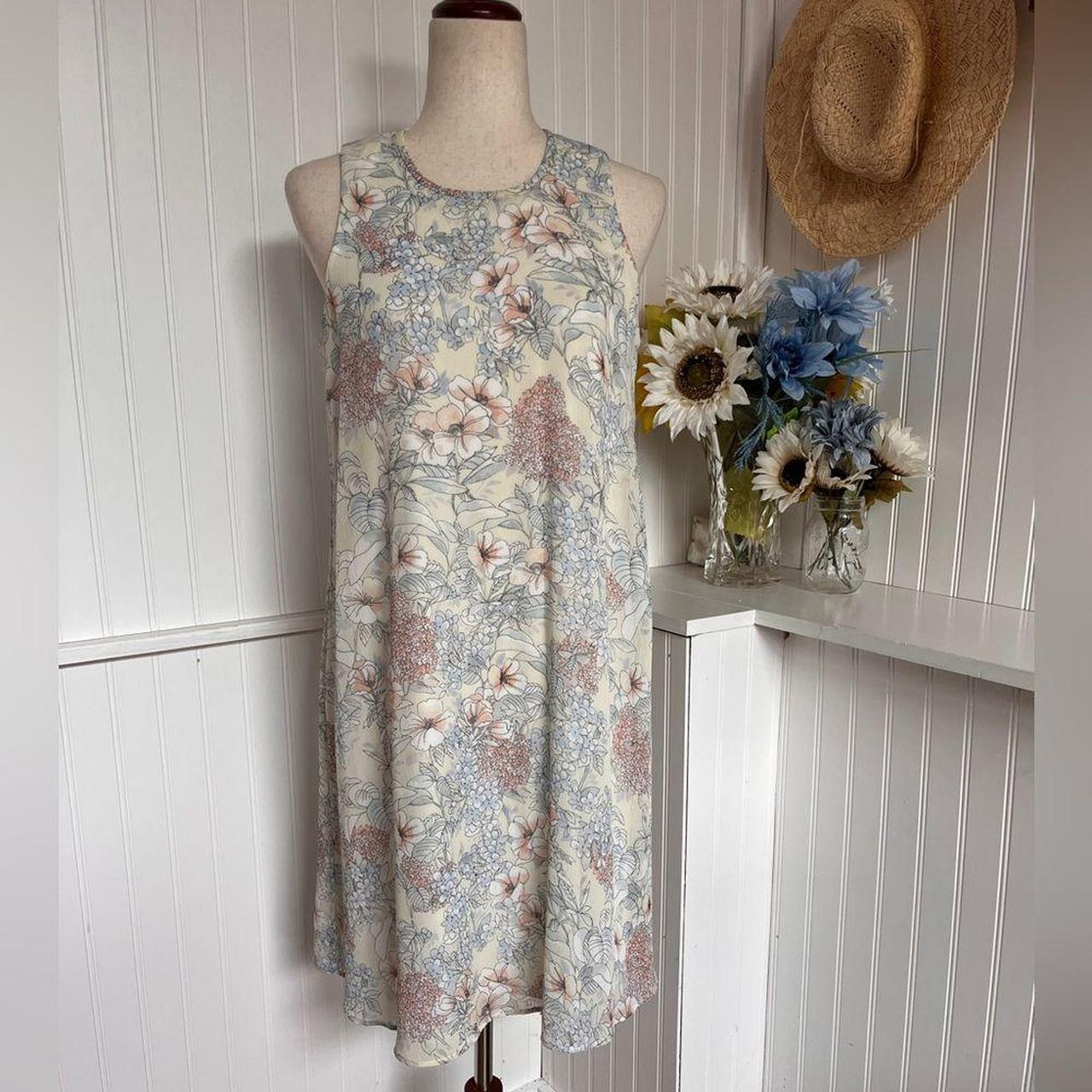 Tommy hilfiger floral chiffon dress hotsell