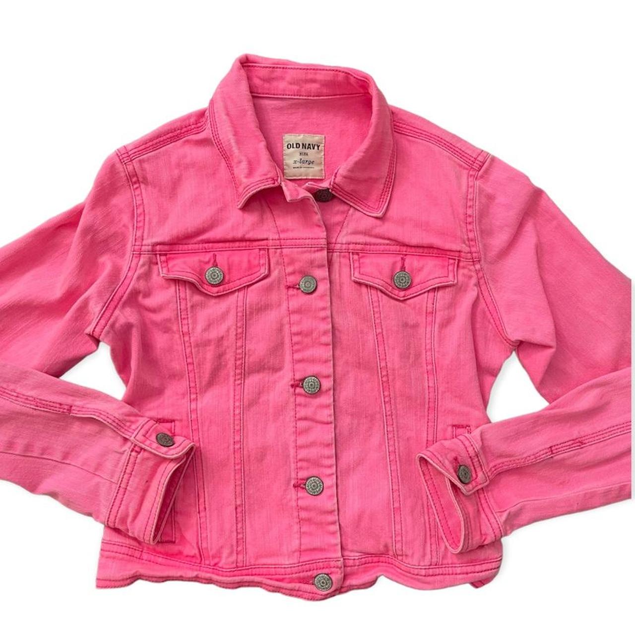 Pink jacket clearance old navy