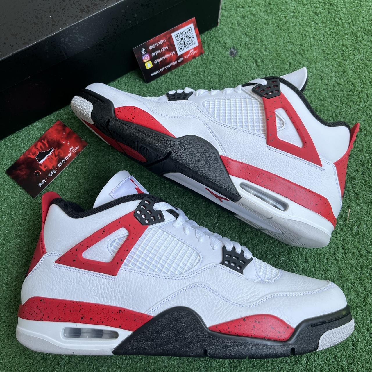 Jordan 4 Red Cement Size 11.5M Deadstock #jordan... - Depop