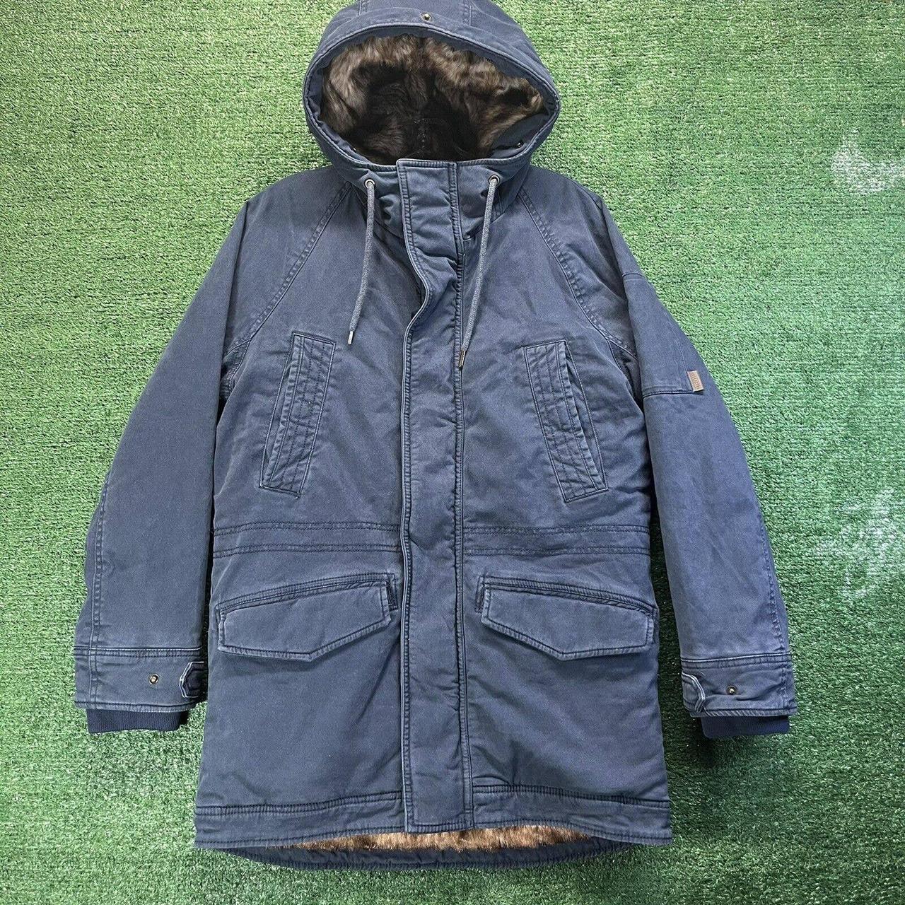 Hollister parka jacket on sale mens