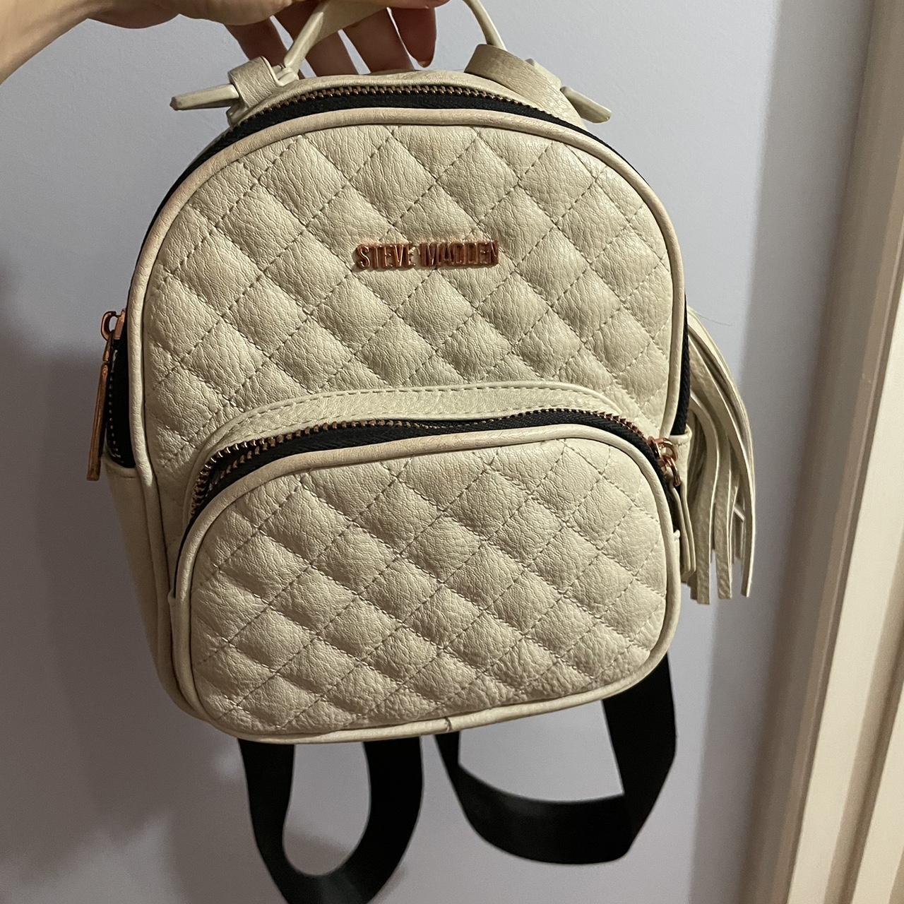 Steve Madden mini backpack. Some light staining as... - Depop