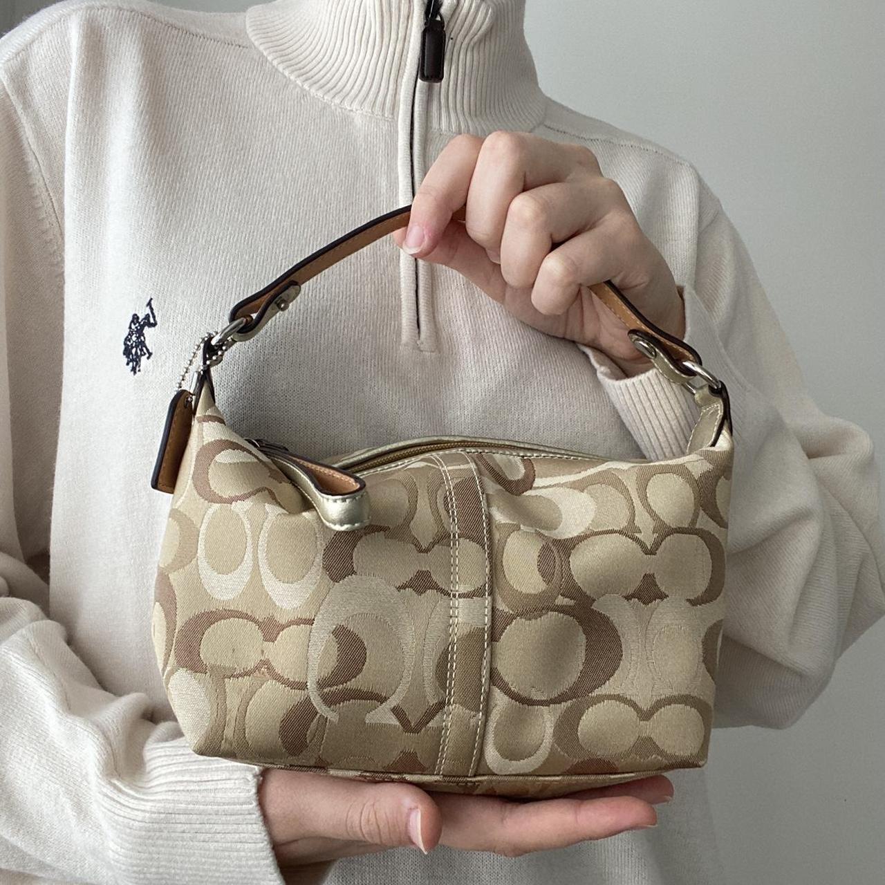 Beige 2025 coach purse