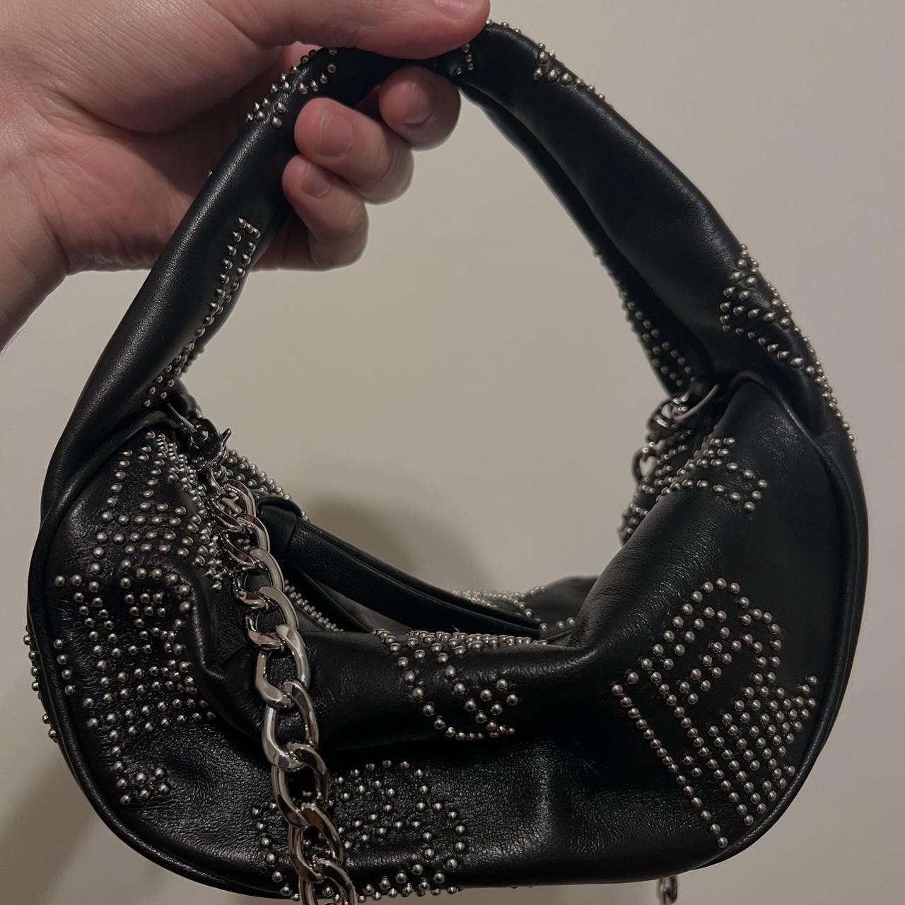 By Far Women's Black and Silver Bag (5)
