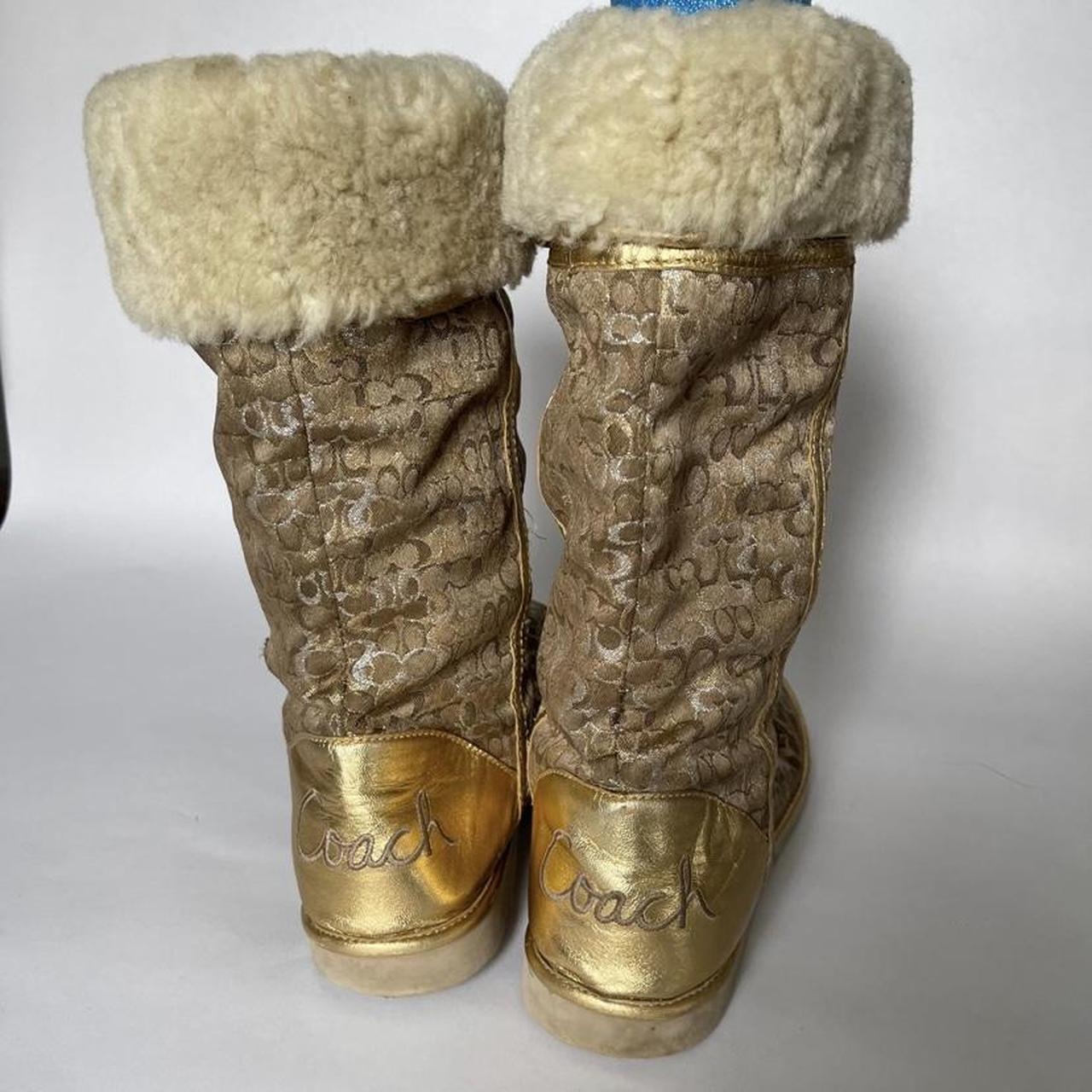 Coach Women's Tan Boots