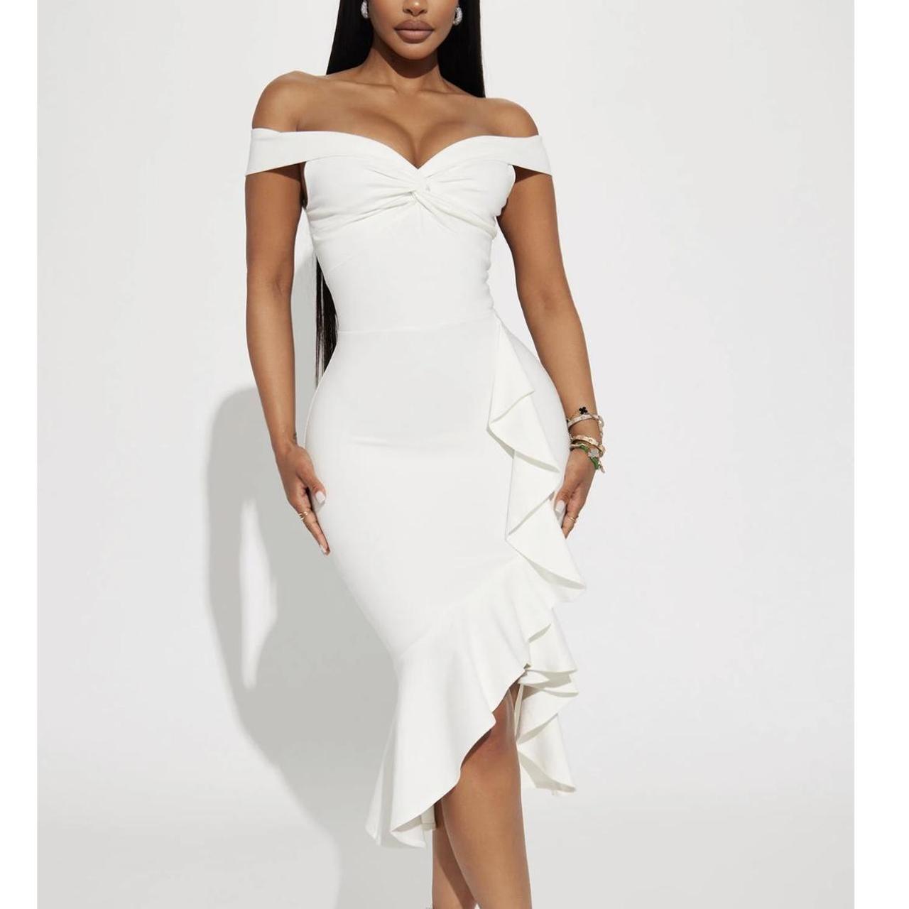 Night Out Fashion Nova White Dresses Fashion Casual White Top With