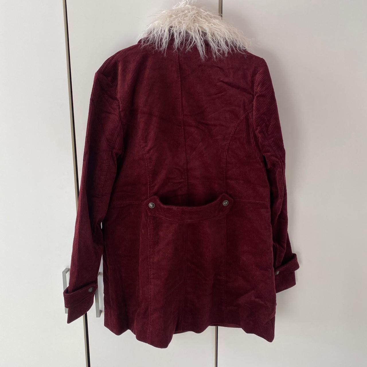 Free People Lady Lane Faux Fur Collar Jacket Size... Depop