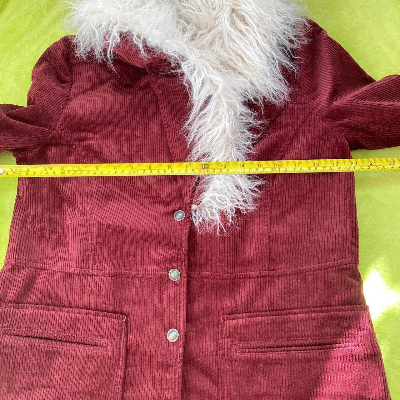 Free People Lady Lane Faux Fur Collar Jacket Size... Depop