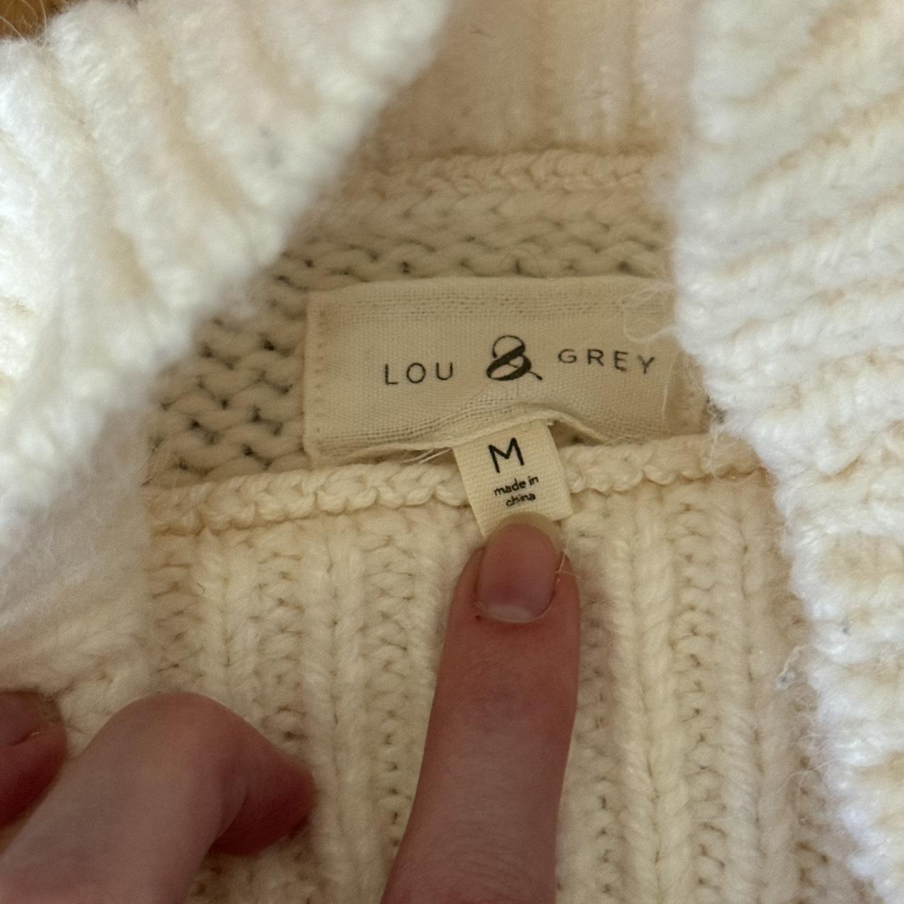 Lou & Grey Women's Sweater - Cream/White - M – lo… - image 3
