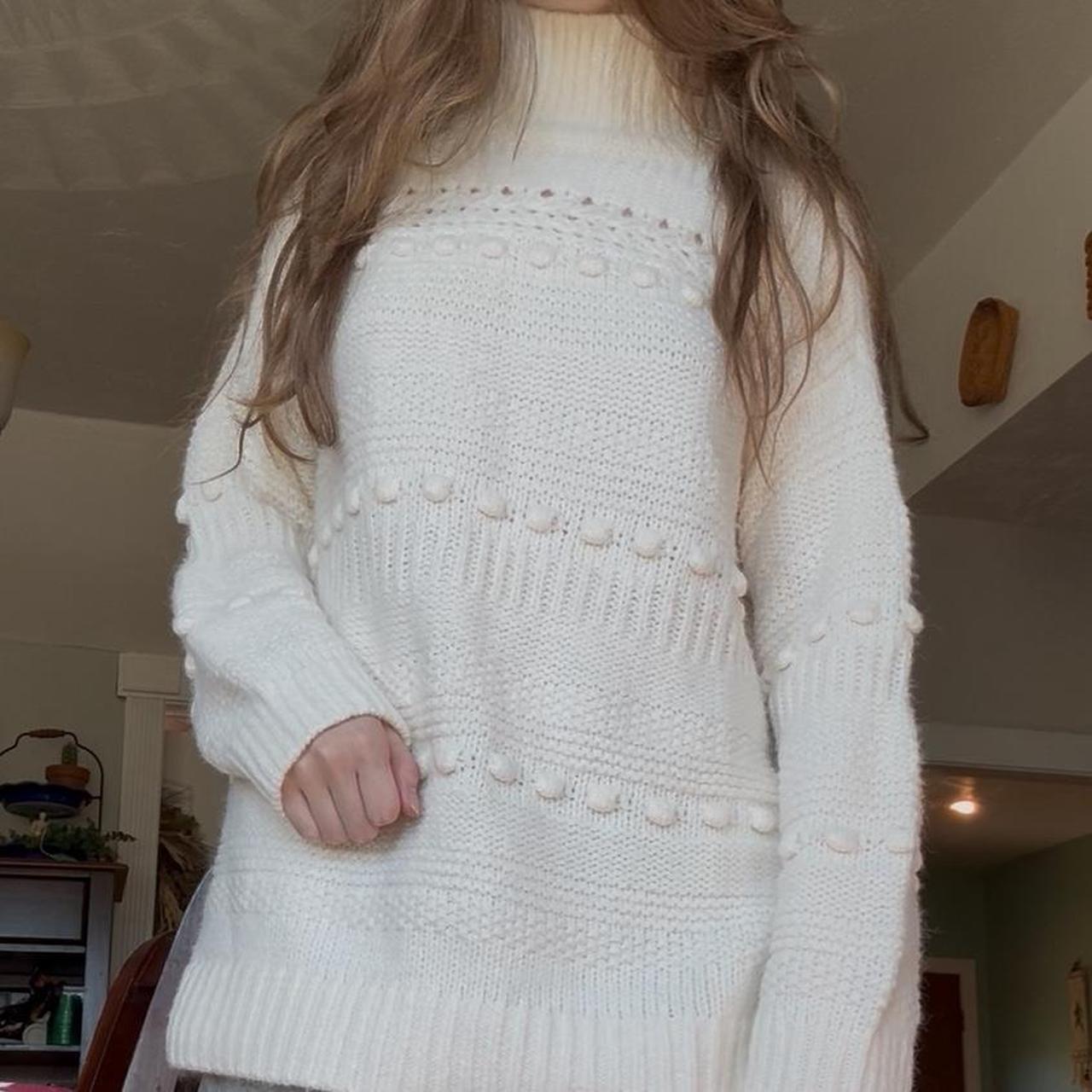 Lou & Grey Women's Sweater - Cream/White - M – lo… - image 2