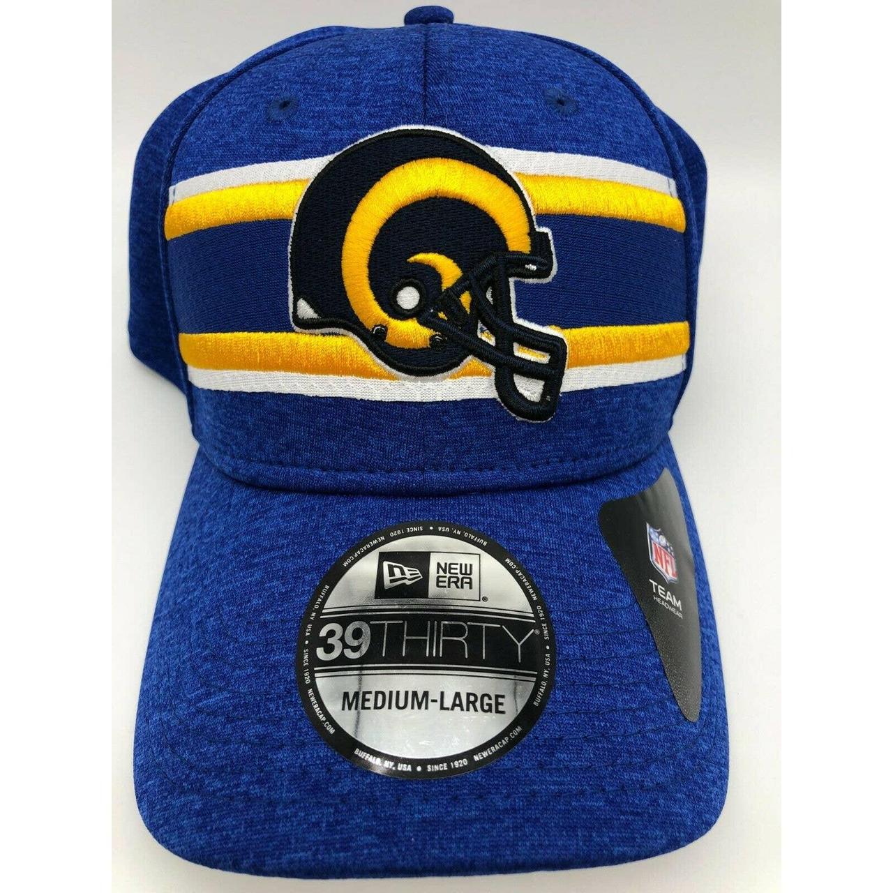 Los Angeles Rams New Era Fitted Hat Size 7 Black - Depop