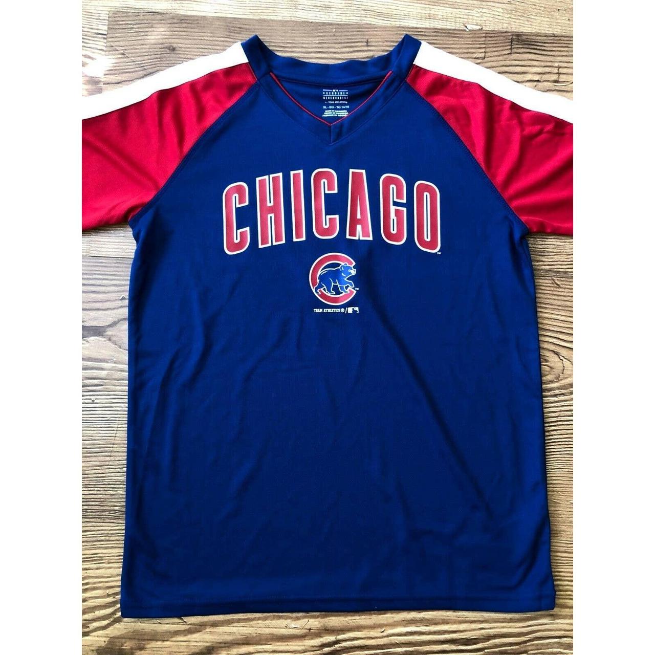 Chicago Cubs Genuine Merchandise Boys V Neck Jersey - Depop