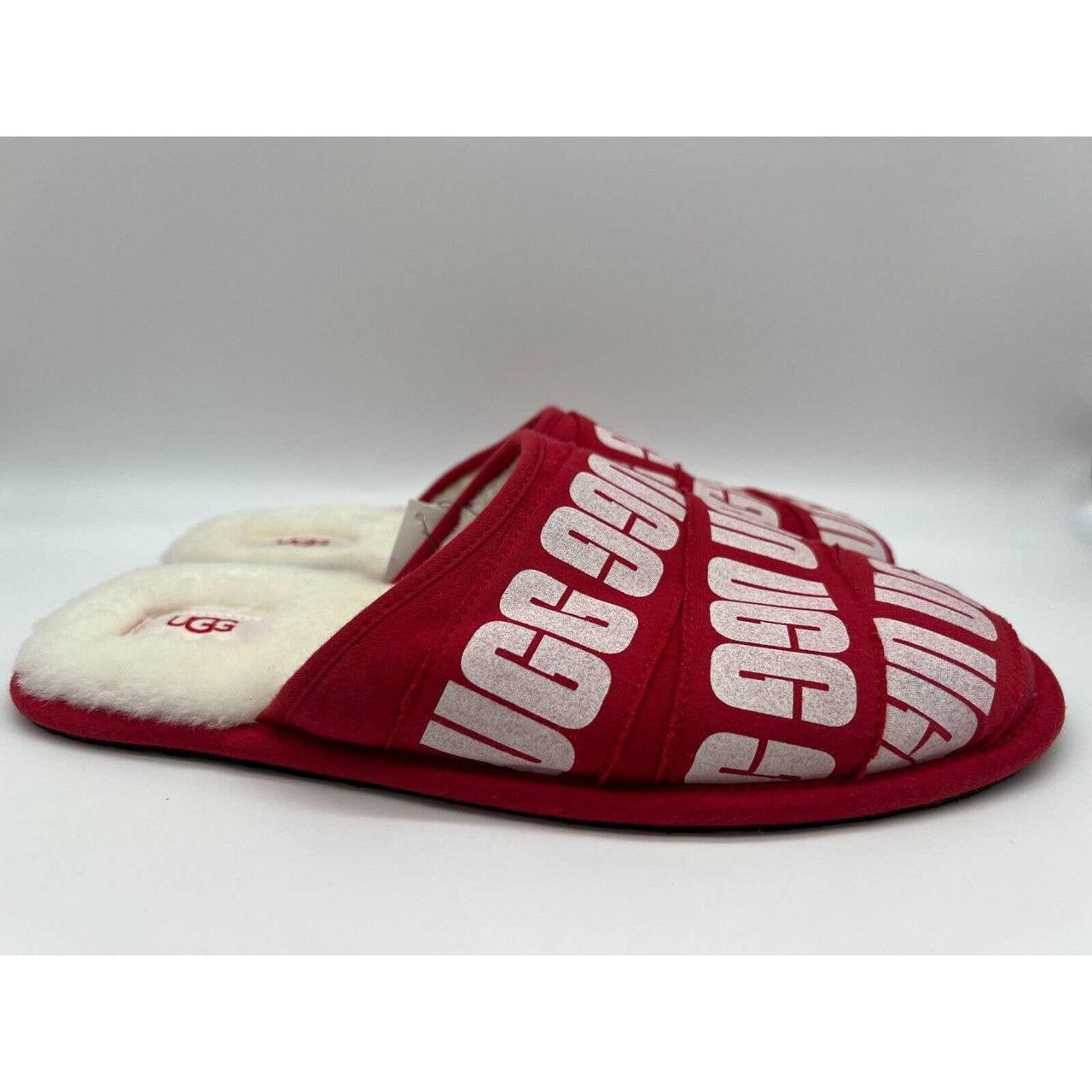 Red ugg 2025 house shoes