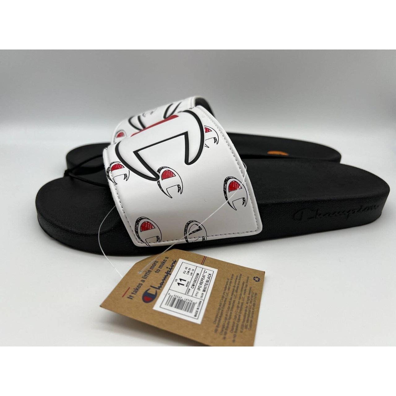 Champion ipo repeat slides hot sale white