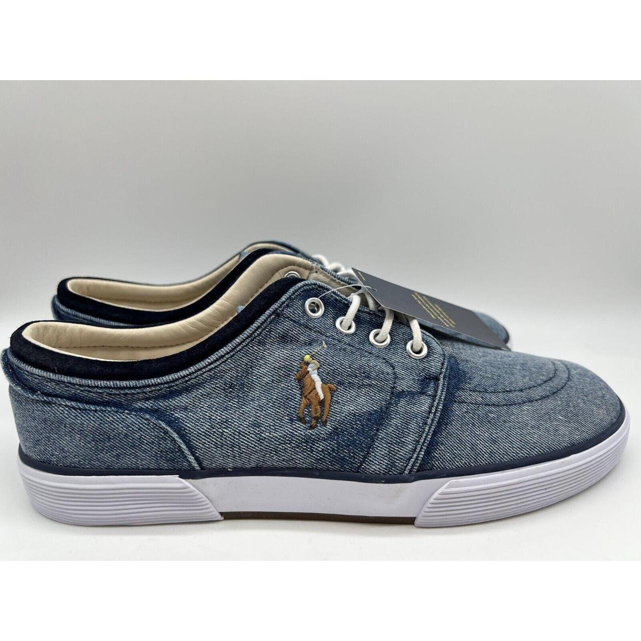 Blue hot sale polo loafers