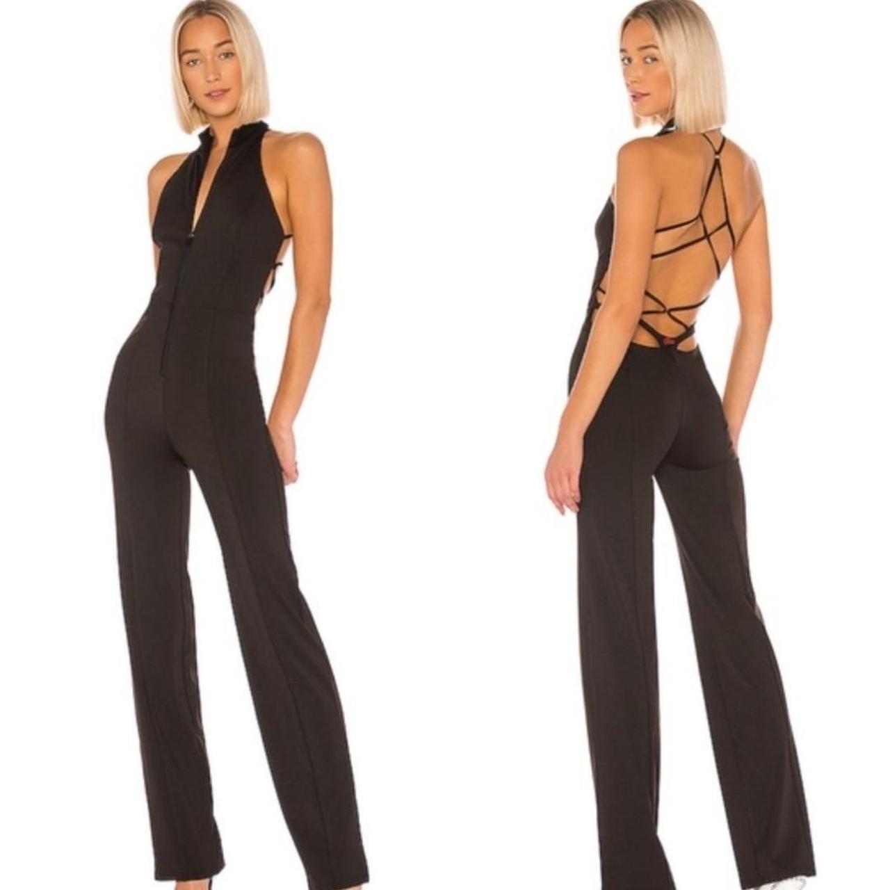 I AM GIA Jacqueline black halter neck jumpsuit Depop