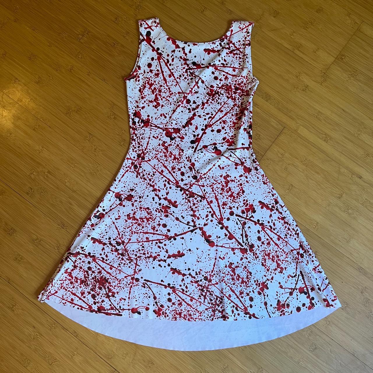 BlackMilk Blood Spatter Reversible Skater Dress Depop