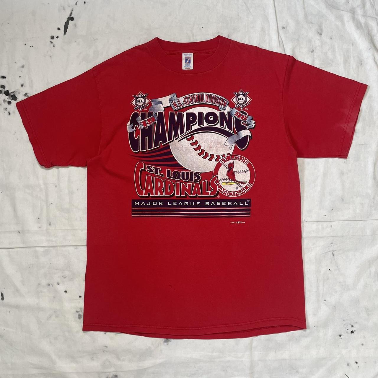 MLB St Louis Cardinals 1996 vintage teeshirt 📏... - Depop