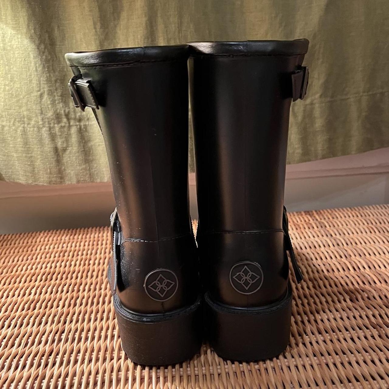 Däv Women's Gold and Black Boots (4)