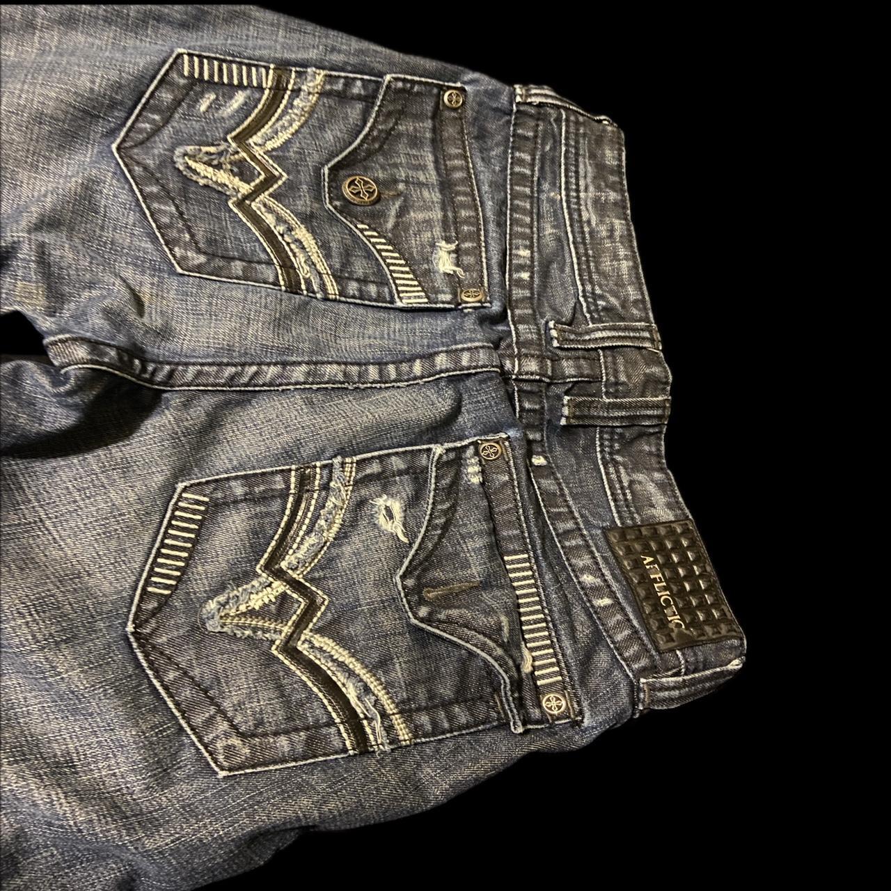 AFFLICTION PANTS!!! bootcut and size 32 pretty... - Depop