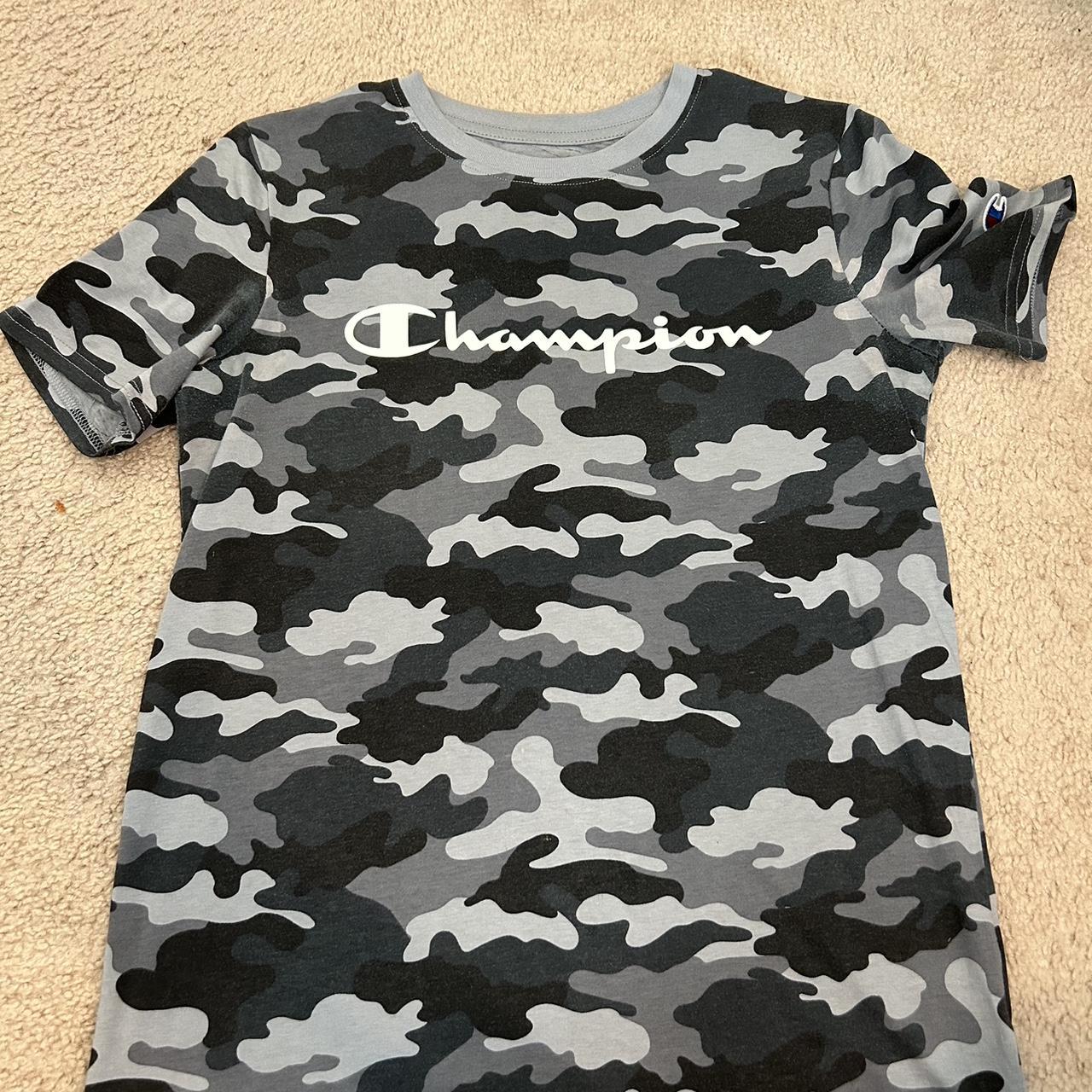 Camouflage champion outlet shirt