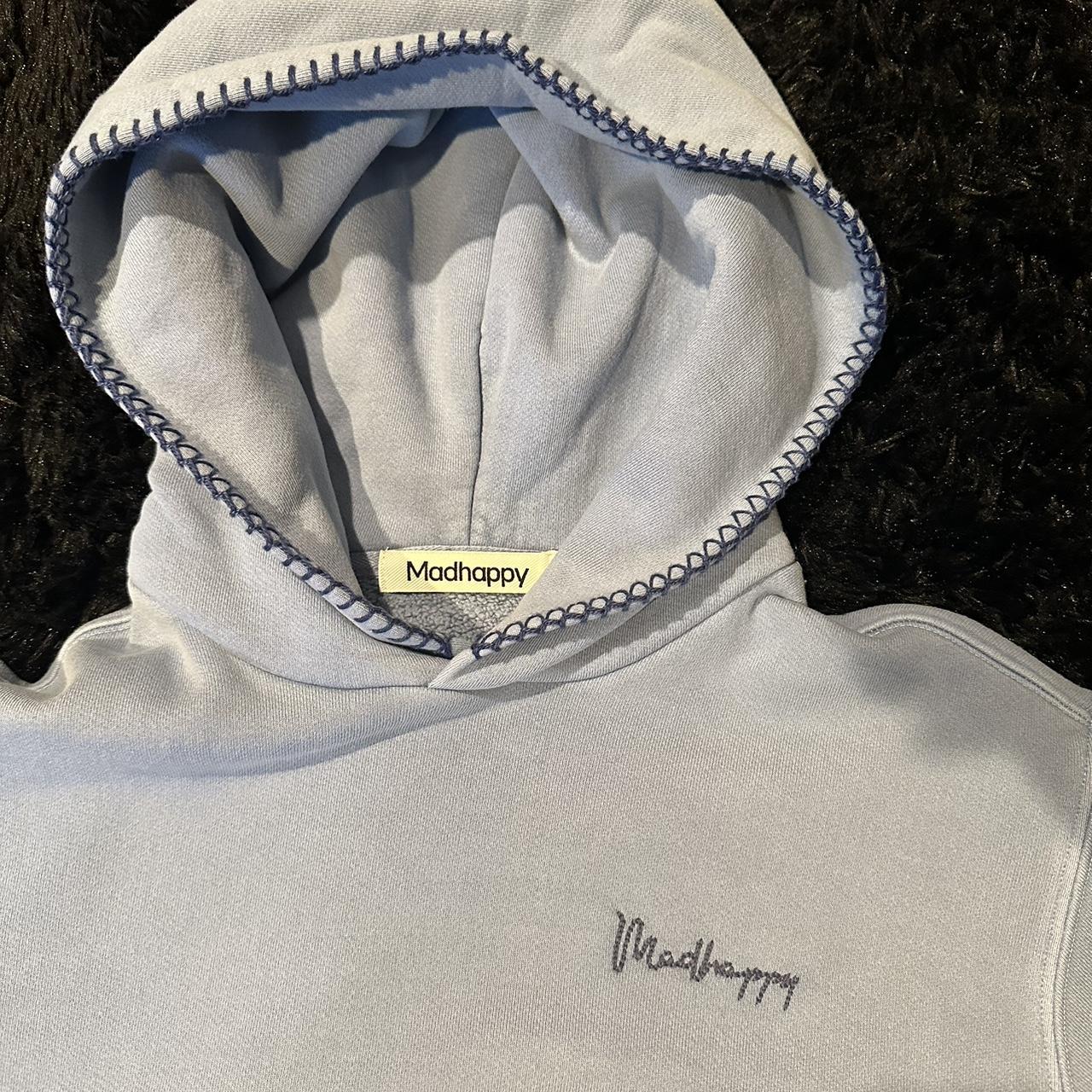 Madhappy Baby Blue Hoodie -Brand new never worn... - Depop