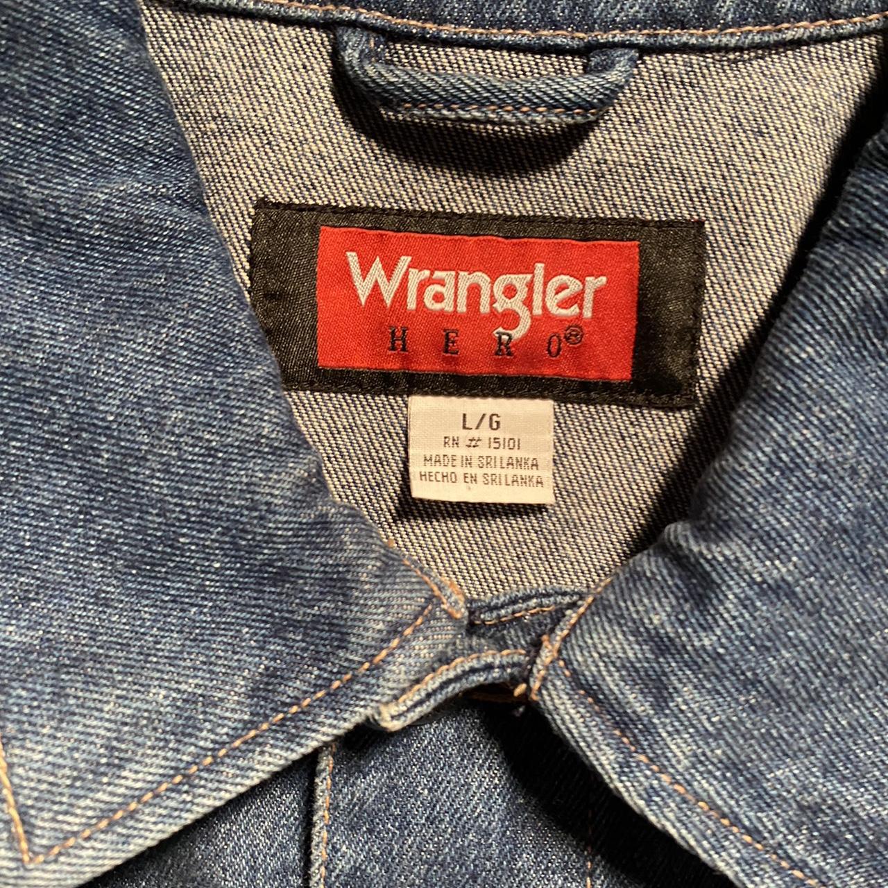 Wrangler Men's Blue Jacket | Depop